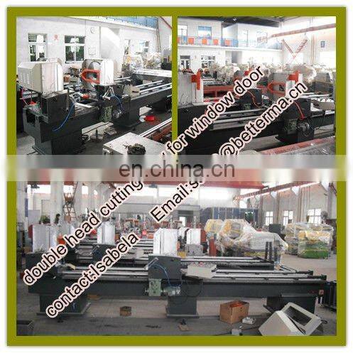 Aluminum window frame making machine/ Two-head Angles Cutting Saw for aluminum window/Aluminum window machine (LJZ2-450*3700)