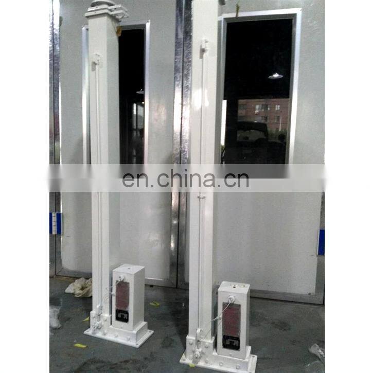 5m electric outdoor telescopic lighting mast pole in white color