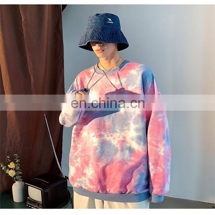 Tie Dye Oversize with Rulex Crewneck Unisex Mens Womens Hoodies Sweatshirt