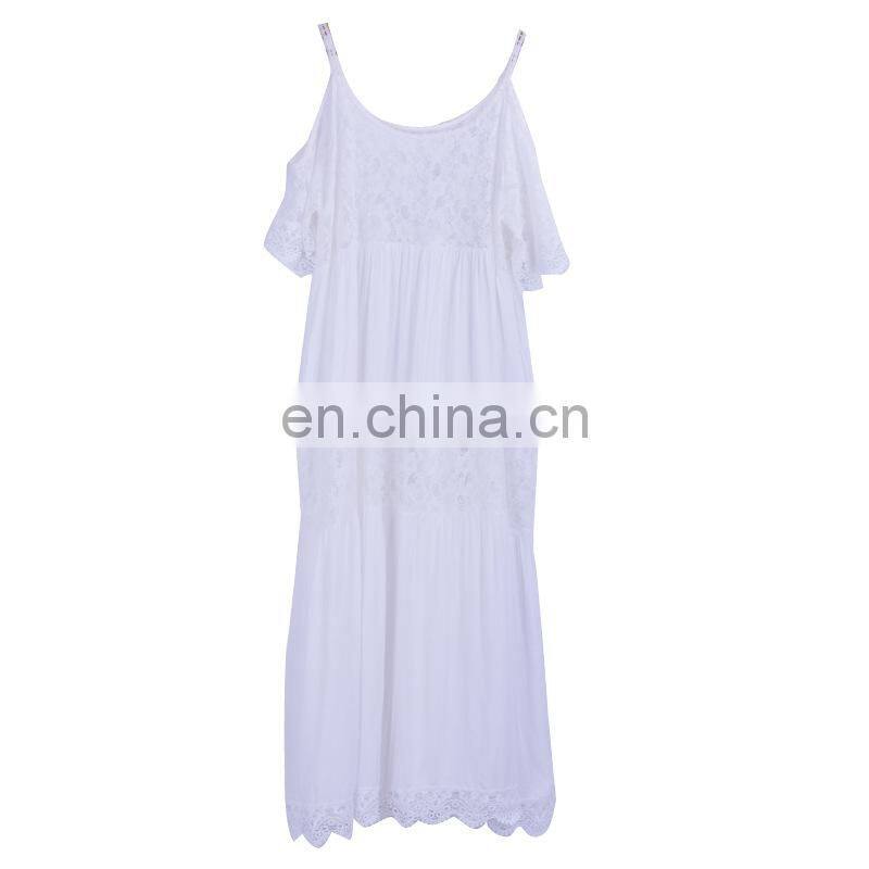 New Lace Cotton Long Beach Cover up Saida de Praia Sarong Vestido Playa Bikini cover up Maxi Beach Dresses Tunic for Beach