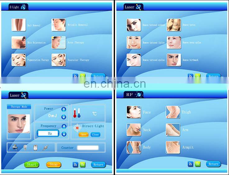 3 in 1 Multifunction beauty machine china ipl hair removal shr opt elight laser machine