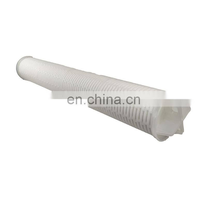 Replacement HFU640GFK100H1 stainless steel metal mesh pleated high flow rate particulate water filter cartridge