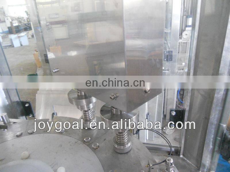 Best Service juice stand up spout pouch filling and capping machine