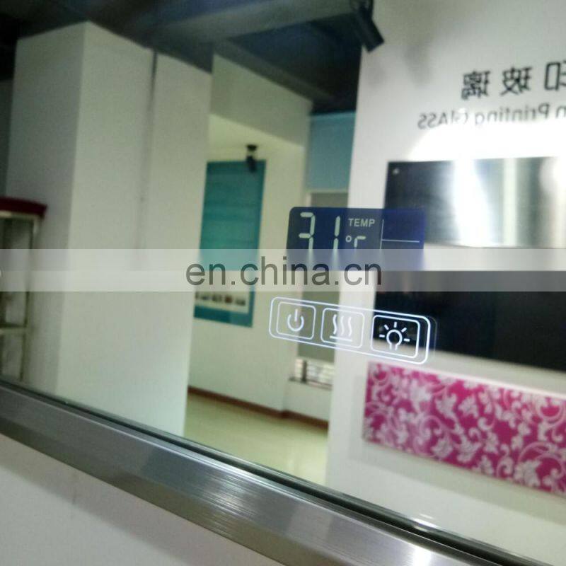 frameless bathroom wall antifog mirror with light LED