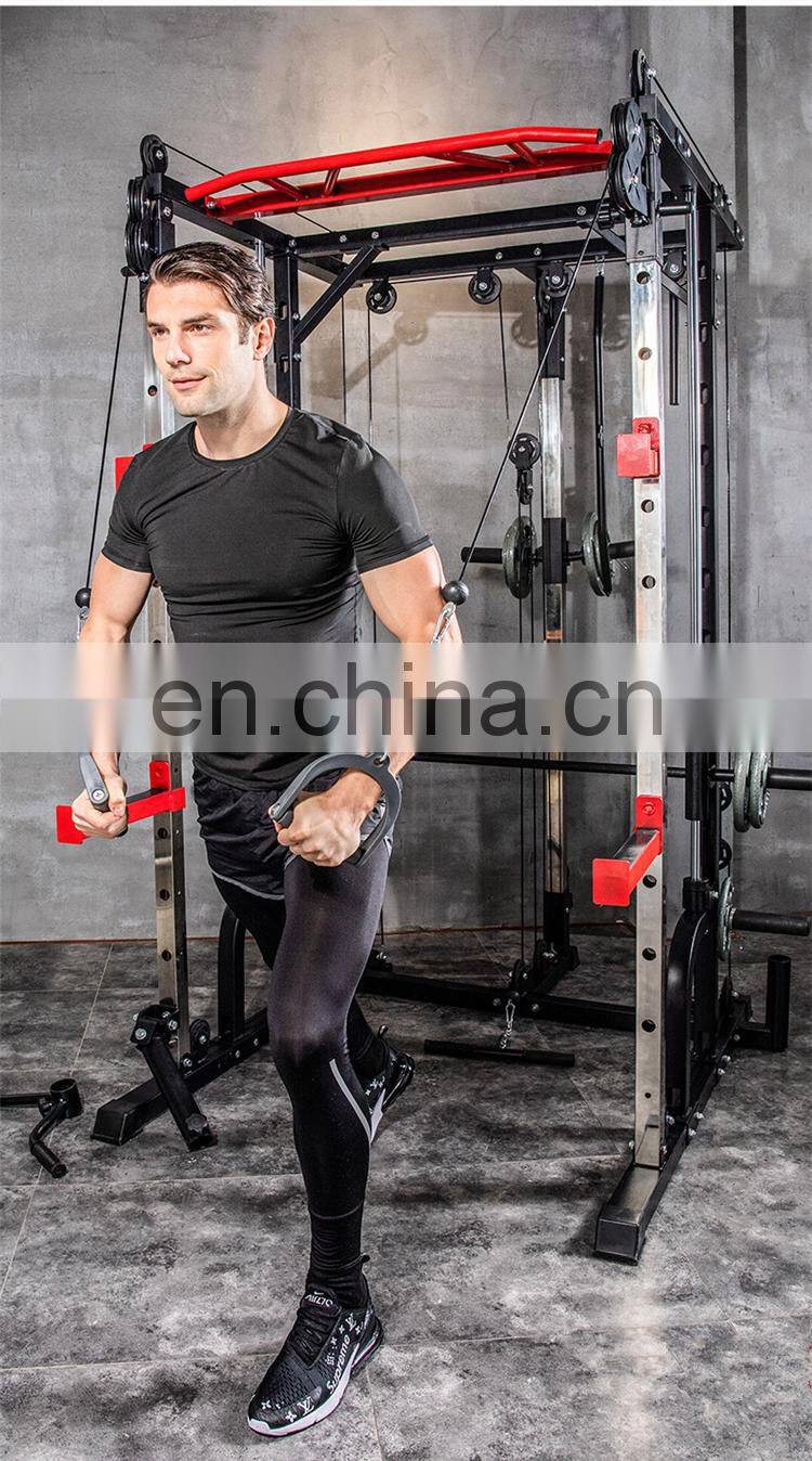 OEM Gym Equipment Multi-function Smith Machine Power Rack