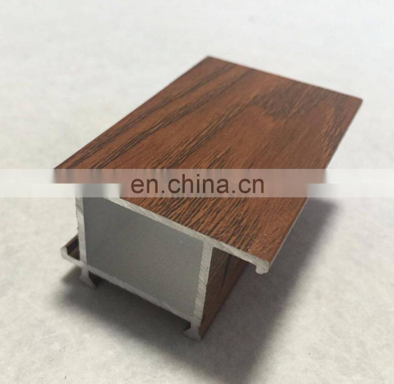 Industrial wood color wooden transfer aluminum extrusion profile