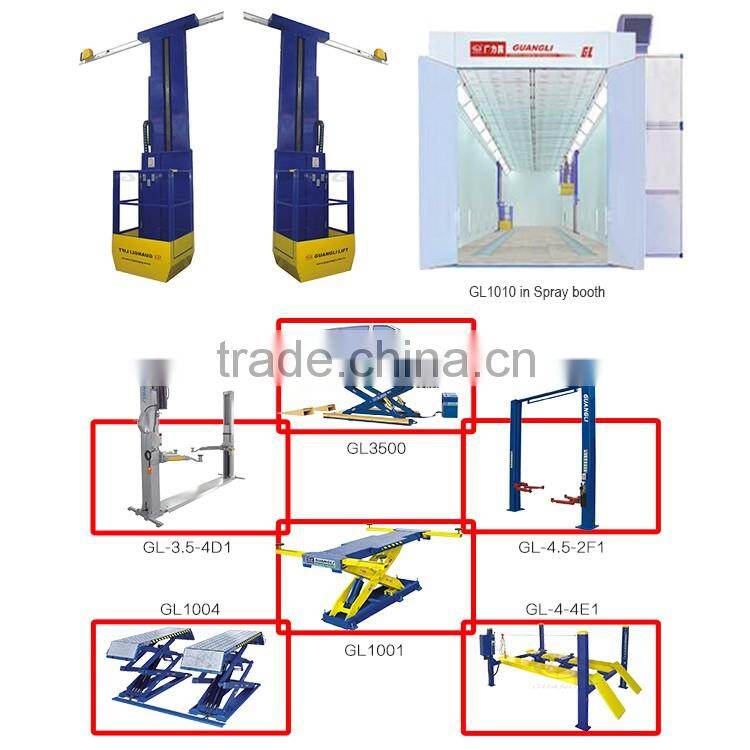 Durable Best Selling GL-4.0 ton Double Cylinder Hydraulic two post car lift with CE