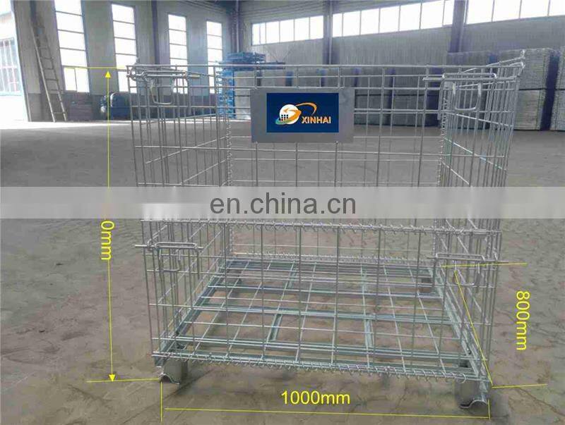 Storge equipment wire mesh storage cage used for factory