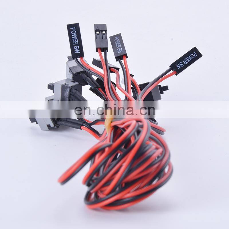 58cm Cable Adap Motherboard Power Push Button Switch Cable Adapter Cord ON/OFF Connector for Desktop PC SwiComputer Reset Switch