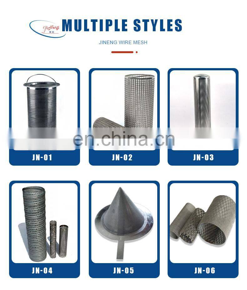customized Stainless steel punching filter cartridge