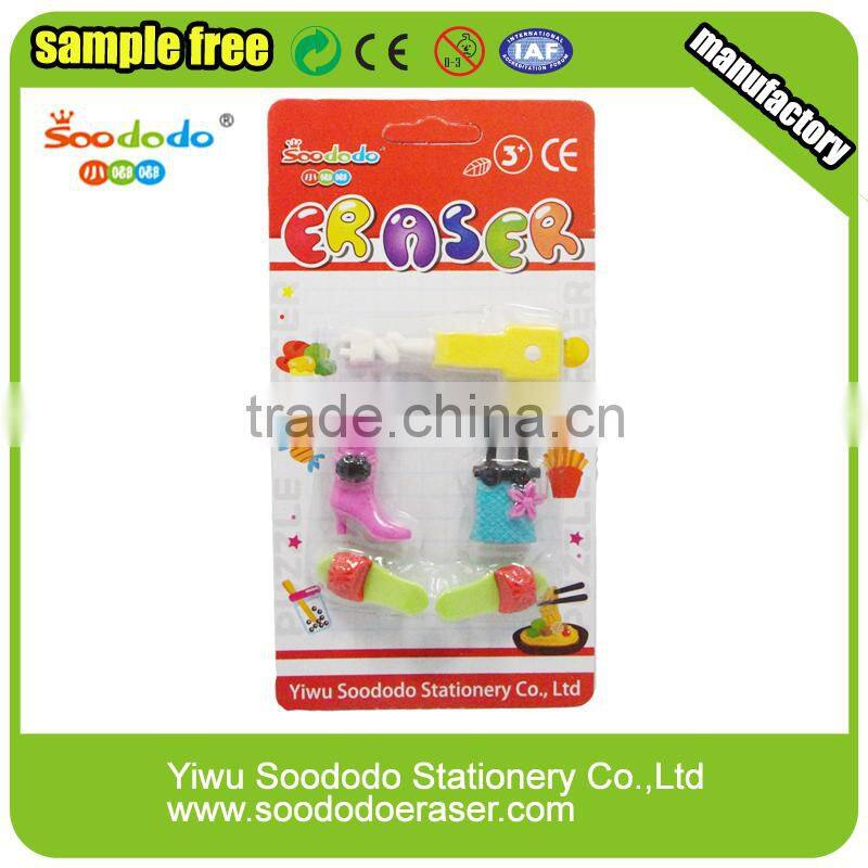 3D Cute Mushroom Erasers