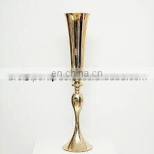 rose gold trumpet vase