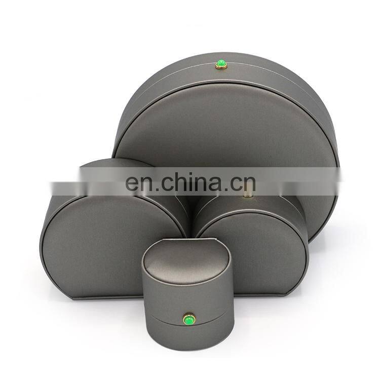 Wholesale New Luxury pu leather jewelry box necklace wedding necklace packaging Box