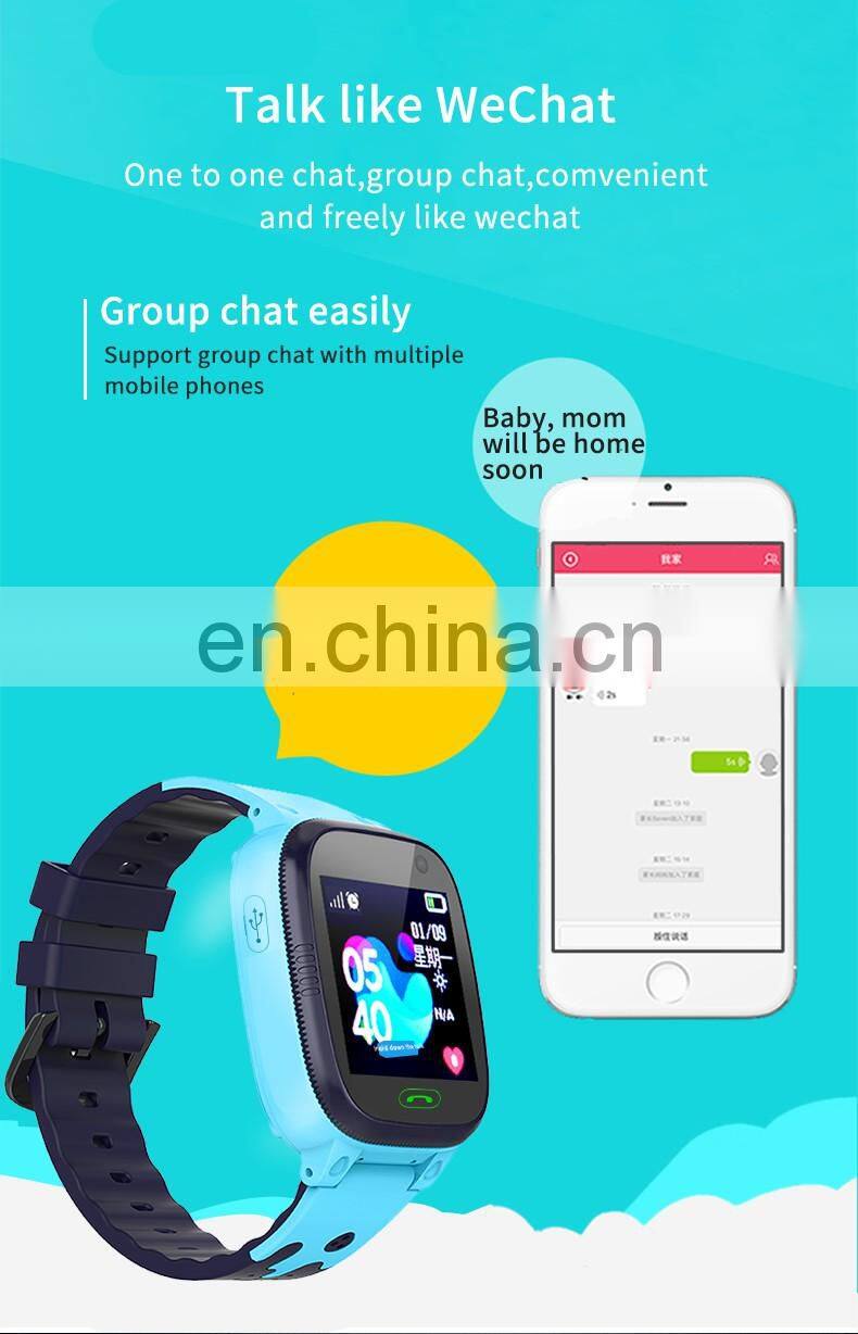 Waterproof children kids gps baby smart watch sim card