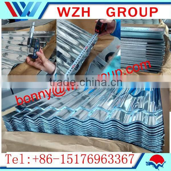 26 gauge galvanized steel sheet / corrugated iron sheets price per ton