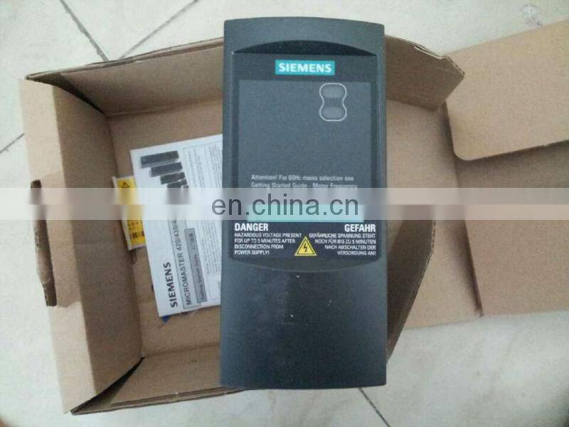 Siemens 0.75KW Inverter 6SE6420-2UD17-5AA1 1P Micromaster 420 3AC 380-480V Brand New High Quality