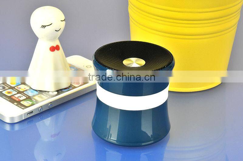 Promotion gift New products / mini Portable bluetooth Speaker / Wireless bluetooth Speaker with FM radio 2014 alibaba express