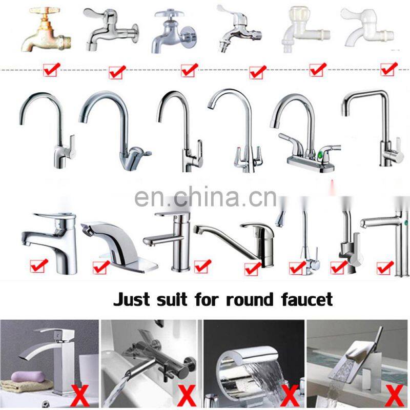 360 Adjustable Flexible Kitchen Faucet Extender Faucet Water-saving Splash-proof Plug Shower Water Filter