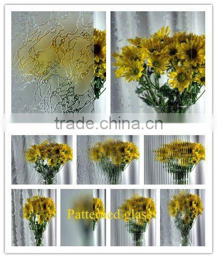 3mm 4mm 5mm obscure glass /Clear Nashiji Pattern Figured Glass Manufactory
