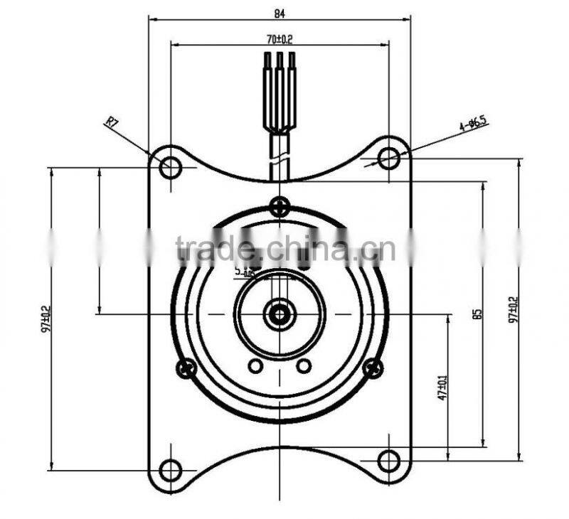 brushless dc motor china for brake vacuum pump