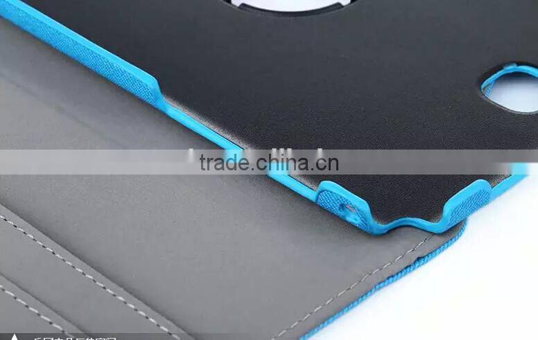 For Samsung galaxy tab A PLUS PU Leather Case, Rotating Stand Tablet Cover With Elastic Belt