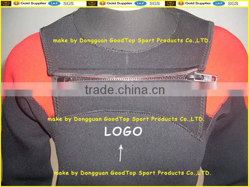 Surfing wetsuit with chest zipper 100% neoprene