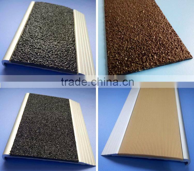 large outdoor sports stadium anti-slip carborundum stair nosing