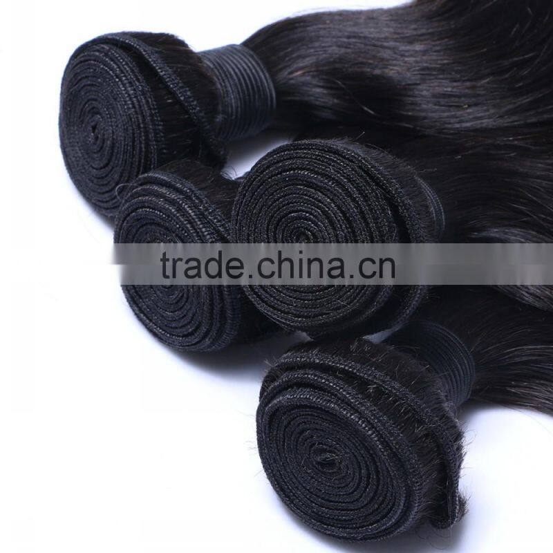 In stock fast shipping grade 7a brazilian human hair weave 18 20 22 inch long