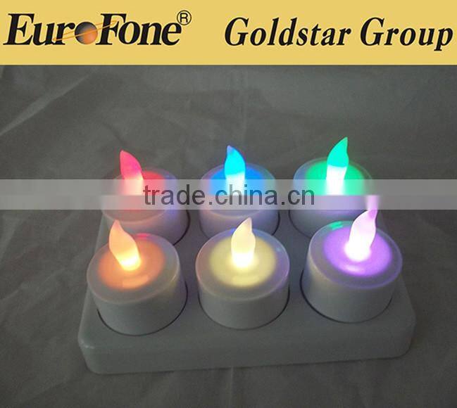 2016 hot sale LED rechargeble candles for wedding decoration