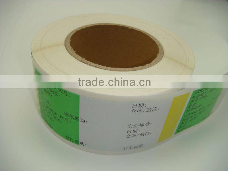 writable adhesive sticker