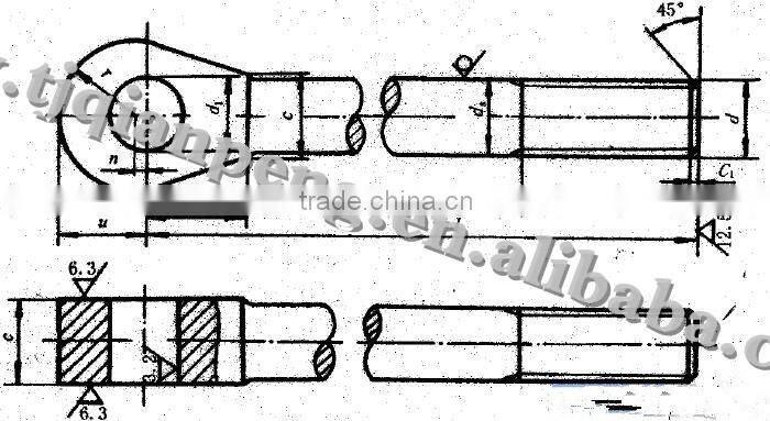 304 Mirror 3mm to 20mm Stainless Steel Flat Eye Bolt