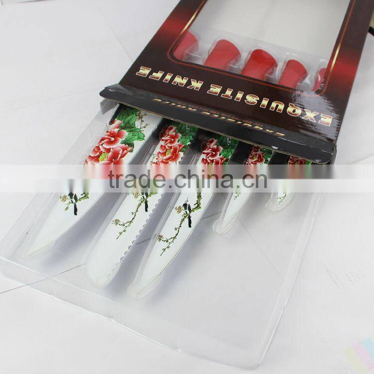 5pcs new design stainless steel kitchen knife