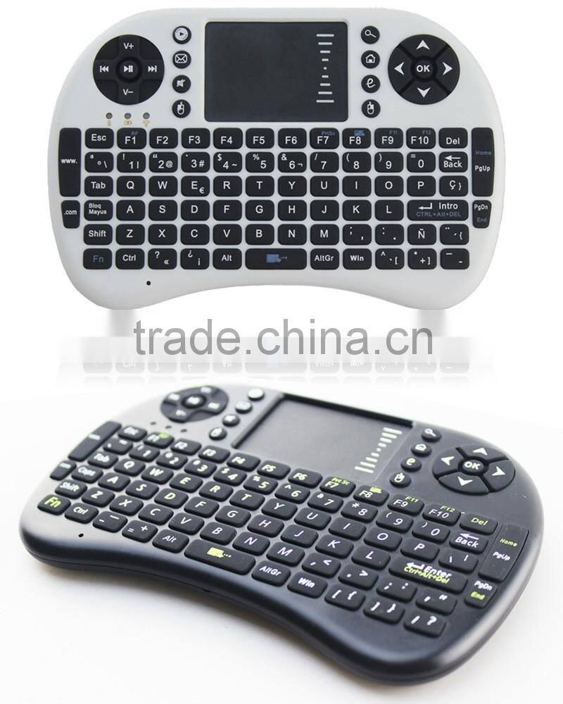 Mini Wireless Keyboard Remote Controls With Touchpad Keyboards 92 Keys For Andriod Tv Box Tablet Pc