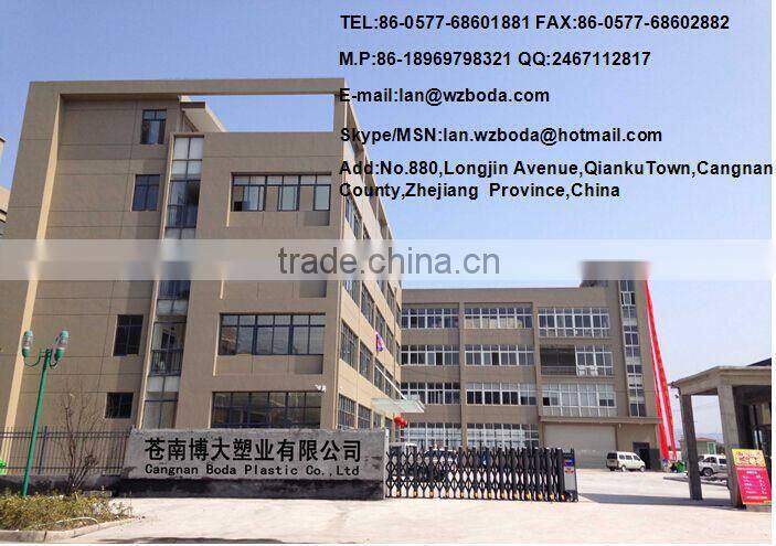 Rigid transparent PVC sheet for binding cover