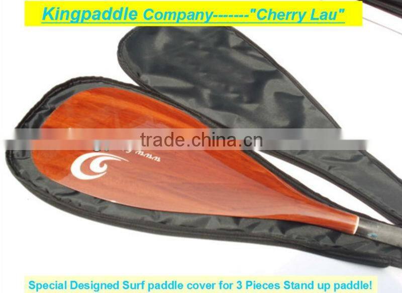 Fibeglass stand up paddle with plastic Protective edge