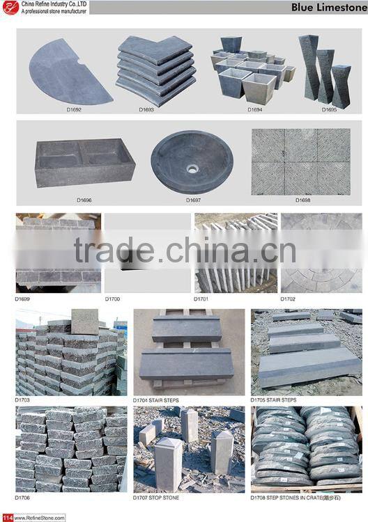 ancient surface bule limestone cut to size