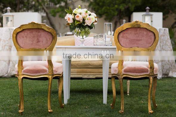 Soft fabric comfortable wedding sectional sofa XW1034
