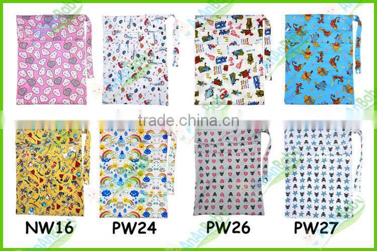2014 Hot New Baby Product Custom Wet Bags / Reusable Cloth Wet Bags