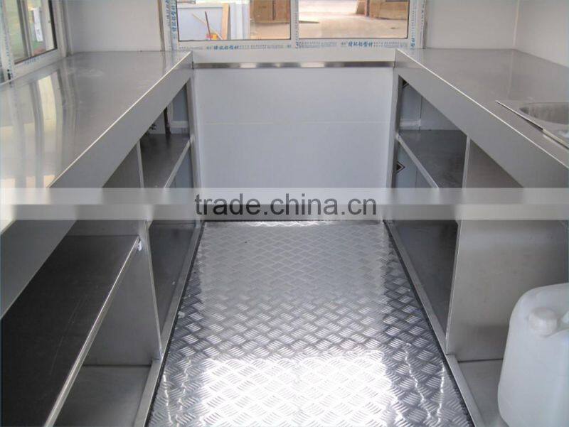 factory price. snack customized commerical food trailer