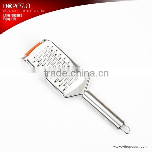 Hot sell durable stainless steel kitchen microplane grater with plastic handle