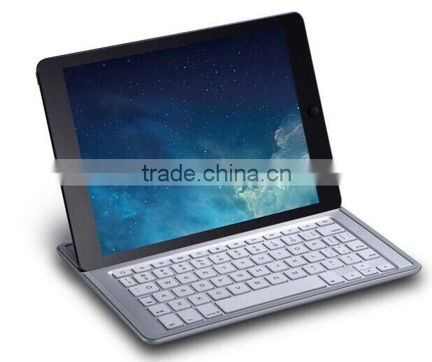 Hottest Aluminum bluetooth computer keyboard stand For iPad Mini