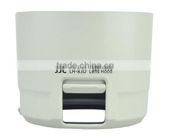 White Lens Hood 77mm JJC LH-83D WHITE 77mm Lens Hood For Canon ET-83D