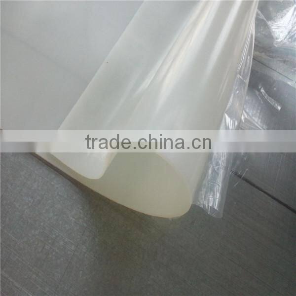 high temperature Nature or transparent silicone rubber sheet manufacturer