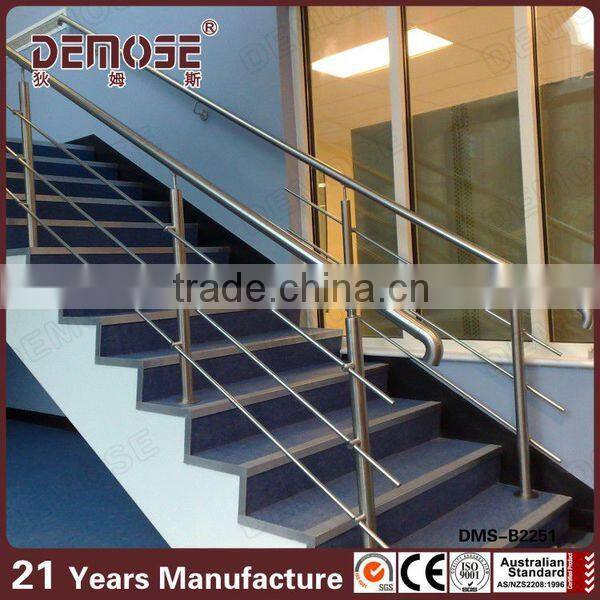 galvanized steel pipe cable railing for stairs