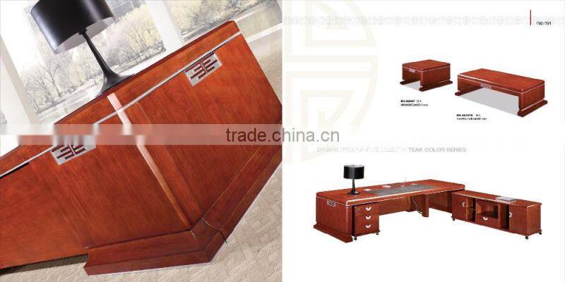 Big and high end luxury HDF executive table for boss