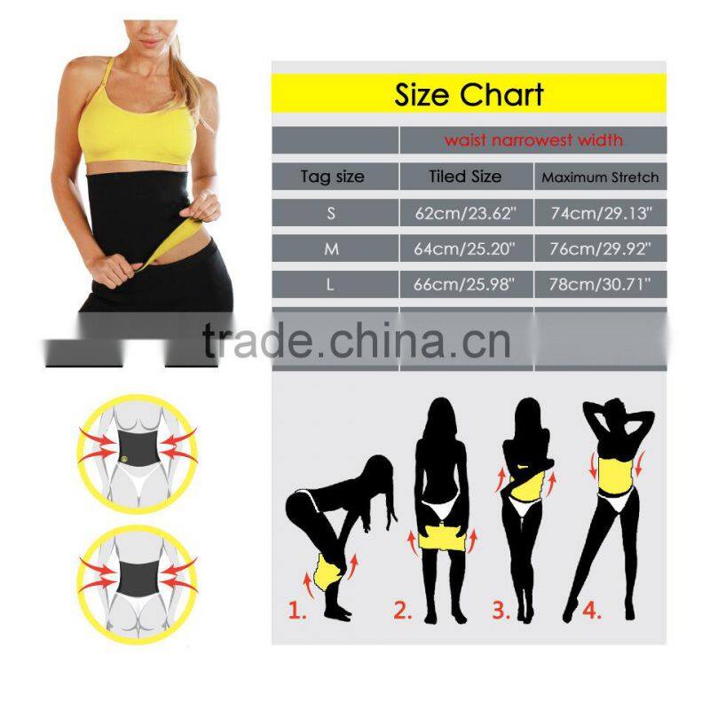 Women Neoprene Body Shaper Set Slim Waist Pants Belt Yoga Vest Hot Shaper