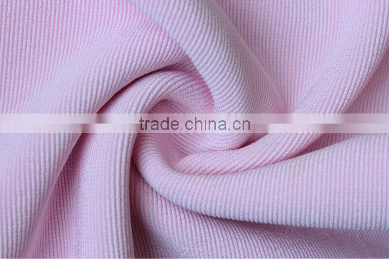 polyester+spardex Knit Ottoman fabric