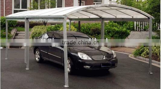 Galvanized metal frame Single carports