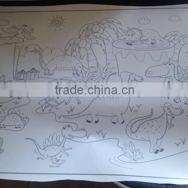 educational patterns graffitti membrane film for children