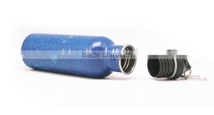 Outdoor travel leakproof 750ml stainless steel sports water bottle